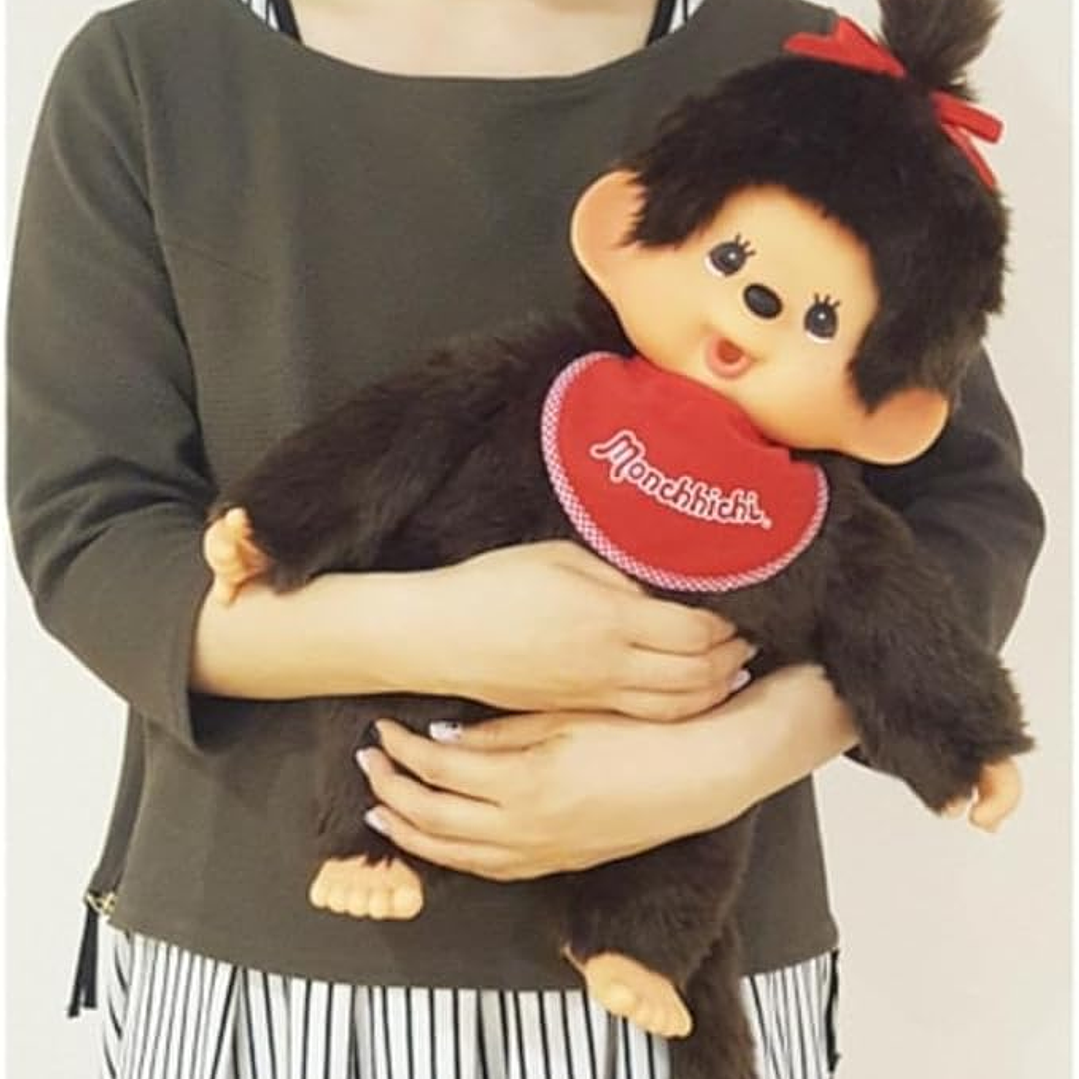 Monchhichi Original Sekiguchi Premium Standard L Marrón Niña | Original Japonés en Chile [PRE ORDEN] 3