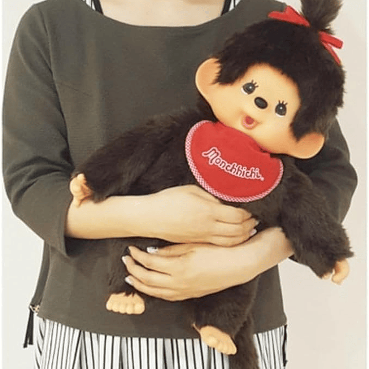 Monchhichi Original Sekiguchi Premium Standard L Marrón Niña | Original Japonés en Chile [PRE ORDEN] 3