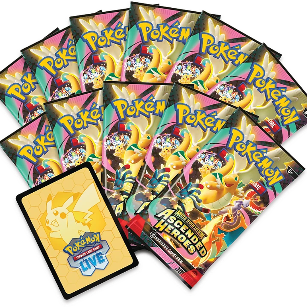 Cartas PokémonPack Cartas Pokémon TCG Mega Evolution – Ascended Heroes Premium Poster Collection Inglés – Mega Gardevoir ex + Mega Lucario ex Inglés [RESERVA} 4