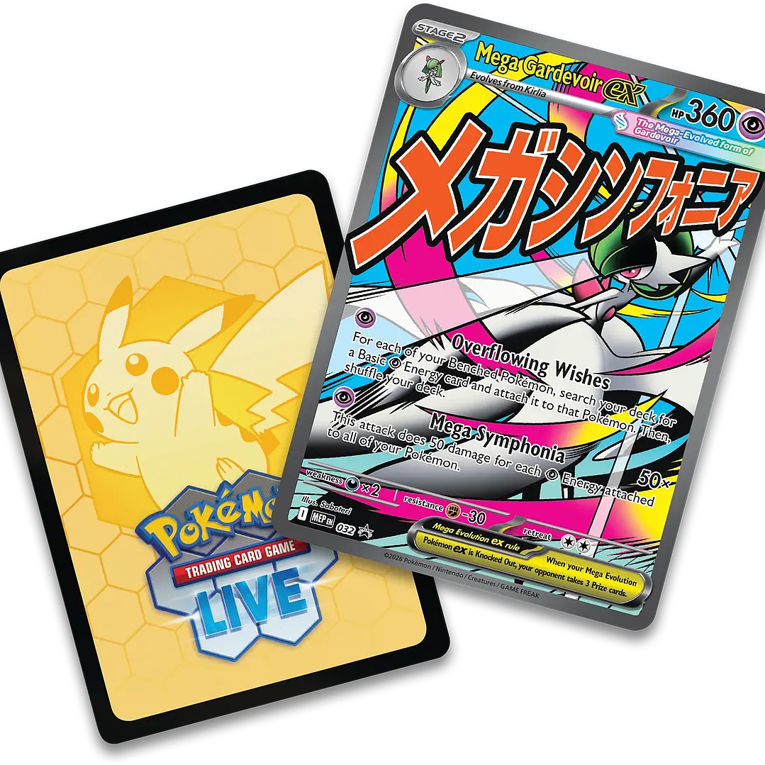 Cartas PokémonPack Cartas Pokémon TCG Mega Evolution – Ascended Heroes Premium Poster Collection Español– Mega Gardevoir ex + Mega Lucario ex [RESERVA] 3