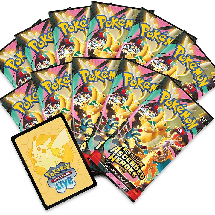 Cartas PokémonPack Cartas Pokémon TCG Mega Evolution – Ascended Heroes Premium Poster Collection Español– Mega Gardevoir ex + Mega Lucario ex [RESERVA] 4