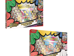 Cartas PokémonPack Cartas Pokémon TCG Mega Evolution – Ascended Heroes Premium Poster Collection Español– Mega Gardevoir ex + Mega Lucario ex [RESERVA]