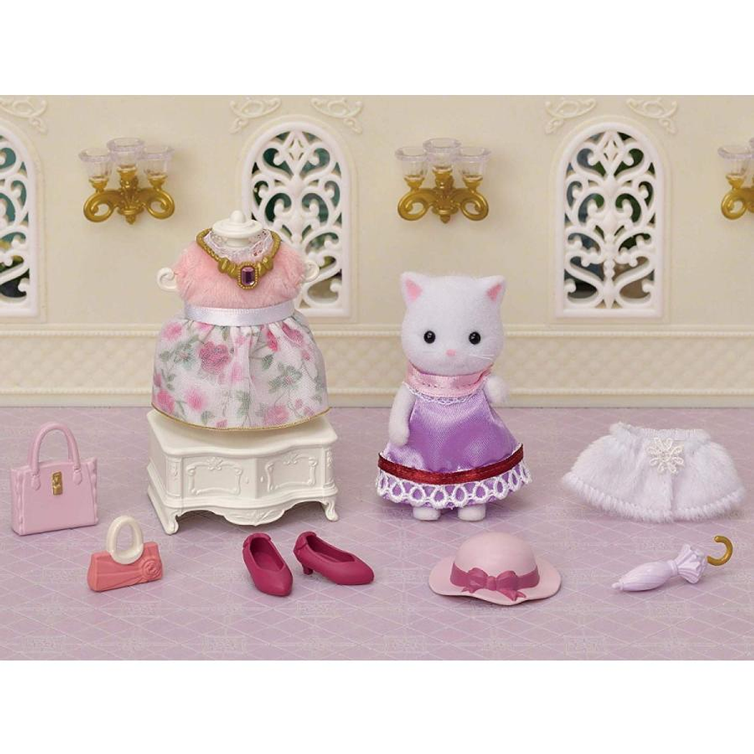 Sylvanian Families Hermana Mayor Gata Persa TVS-9 | Conjunto de Moda Ciudad Original Japonés 5
