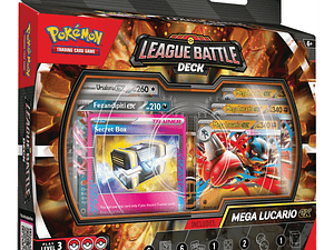 Pokémon TCG Mega Lucario ex League Battle Deck Inglés | Cartas Pokémon Originales en Chile