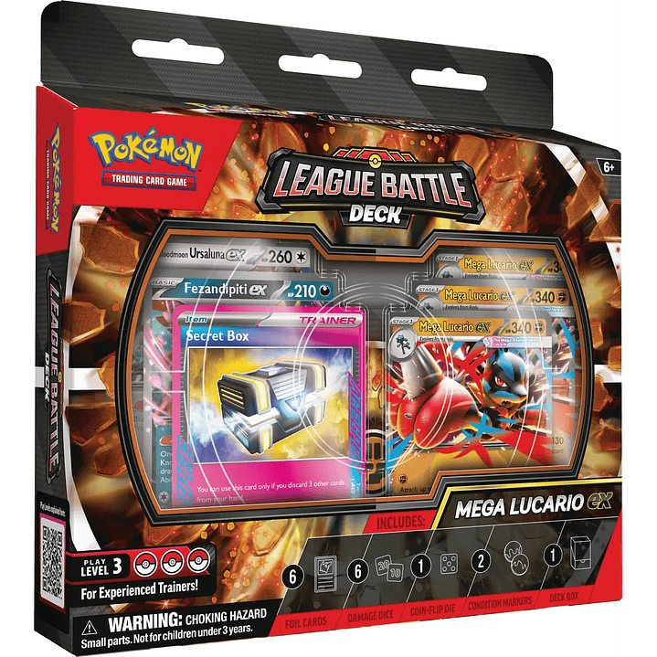 Pokémon TCG Mega Lucario ex League Battle Deck Español LatAm | Cartas Pokémon Originales en Chile 1