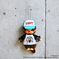 Monchhichi x Stranger Things Dustin Hellfire Club Keychain | Peluche Llavero Oficial [PRE ORDEN] - Miniatura 2