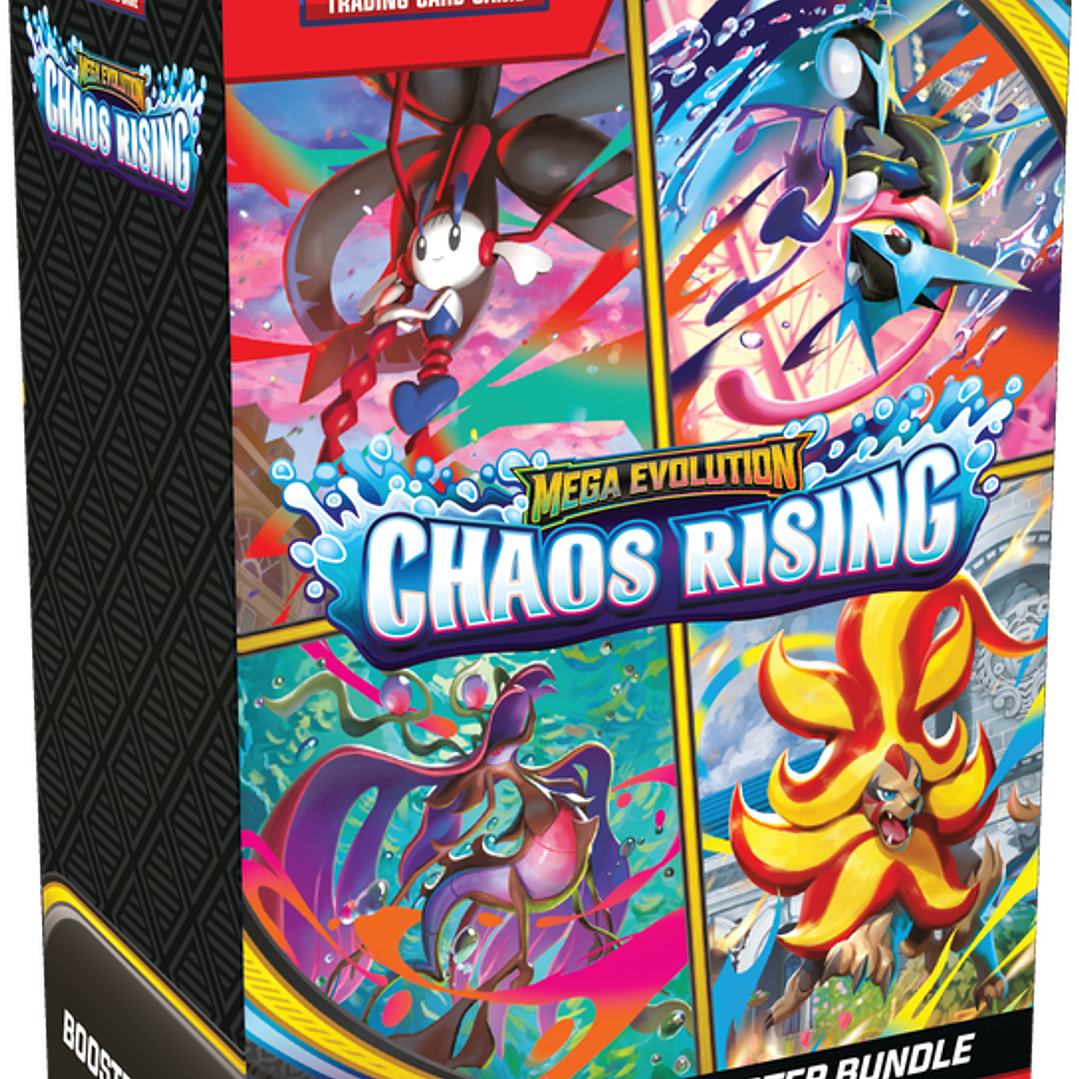 Cartas Pokémon TCG Mega Evolution – Chaos Rising Chaos Rising Booster Bundle Inglés o Español LatAm | Cartas Pokémon Originales Chile RESERVA 1