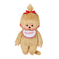 Monchhichi Premium Standard M Beige Niña | Monchhichi Original Japonés en Chile - Miniatura 1