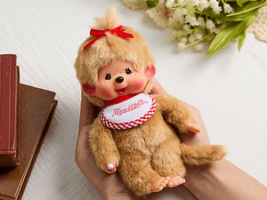 Monchhichi Premium Estándar Talla S Beige Niña | Monchhichi Original Japonés en Chile