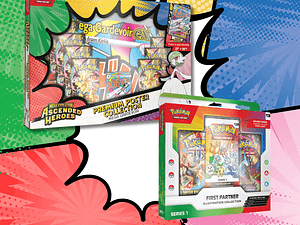 Pokémon TCG Mega Evolution – Pack Ascended Heroes Premium Gardevoir Ex + 30 Aniversario First Partner Illustration Collection Serie 1  Español LatAm
