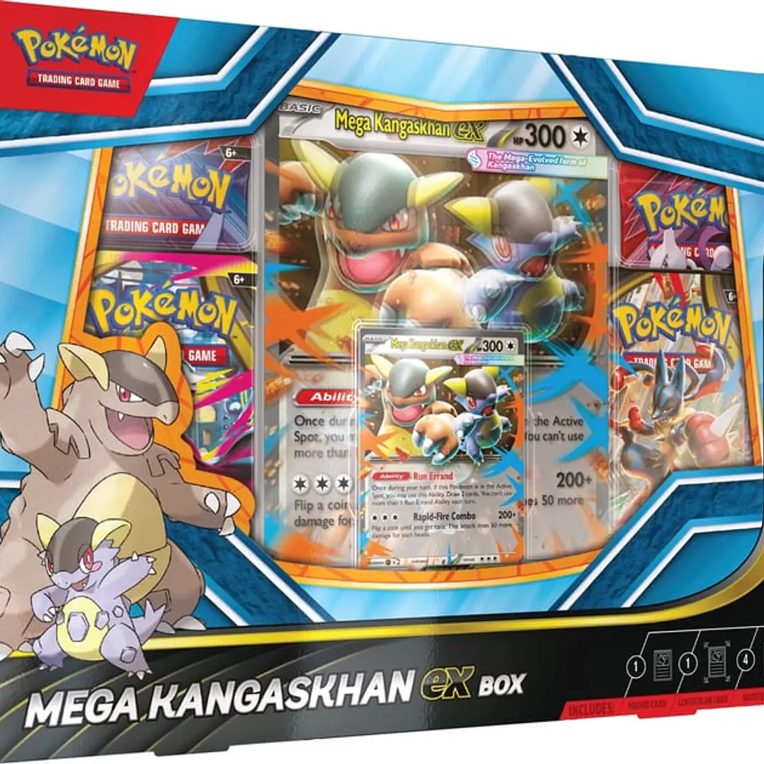 Pokémon TCG: Mega Kangaskhan ex Premium Collection Inglés  1