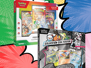 Pokémon TCG  – Pack 1 Poster Collection Español al azar  + Colección 30 Aniversario First Partner Español