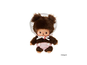 Peluche Babychichi Niña Talla S | Monchhichi Original Japonés