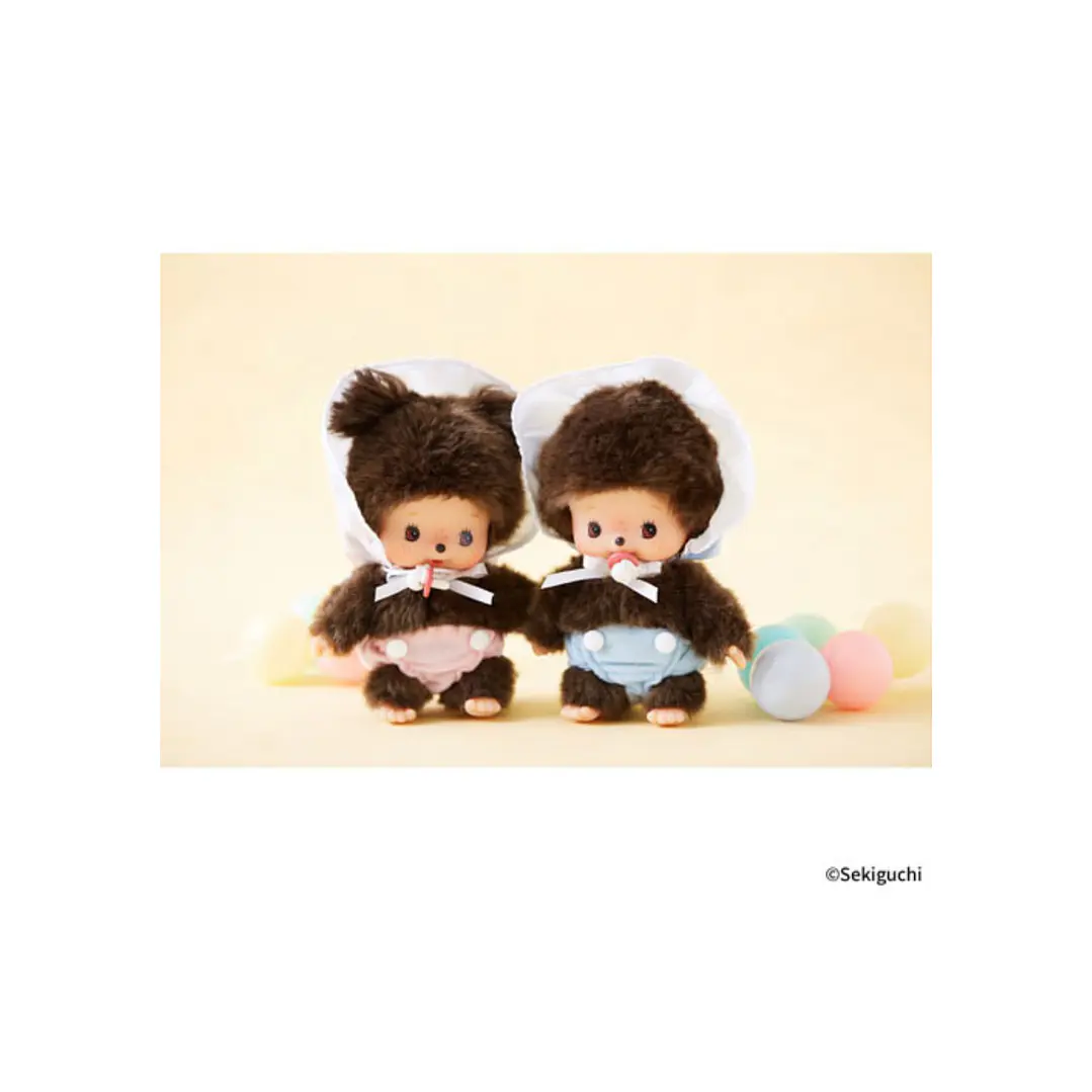 Peluche Babychichi Niña Talla S | Monchhichi Original Japonés 4
