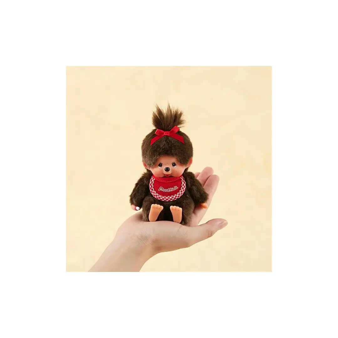 Monchhichi Niña Premium Standard Sentada Talla SS | Monchhichi Original 1