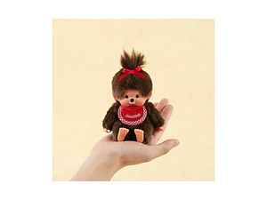 Monchhichi Niña Premium Standard Sentada Talla SS | Monchhichi Original