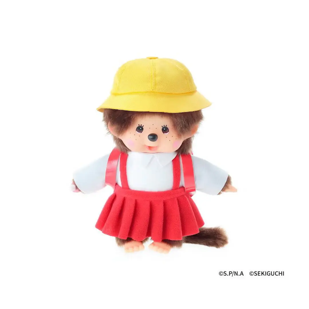 Monchhichi x Chibi Maruko-chan Peluche Talla S | Edición Colaboración | Monchhichi Original Chile 1