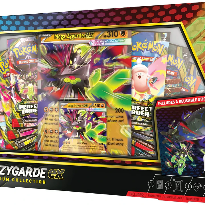 Pokémon TCG - Mega Zygarde ex Colección Premium Inglés 1