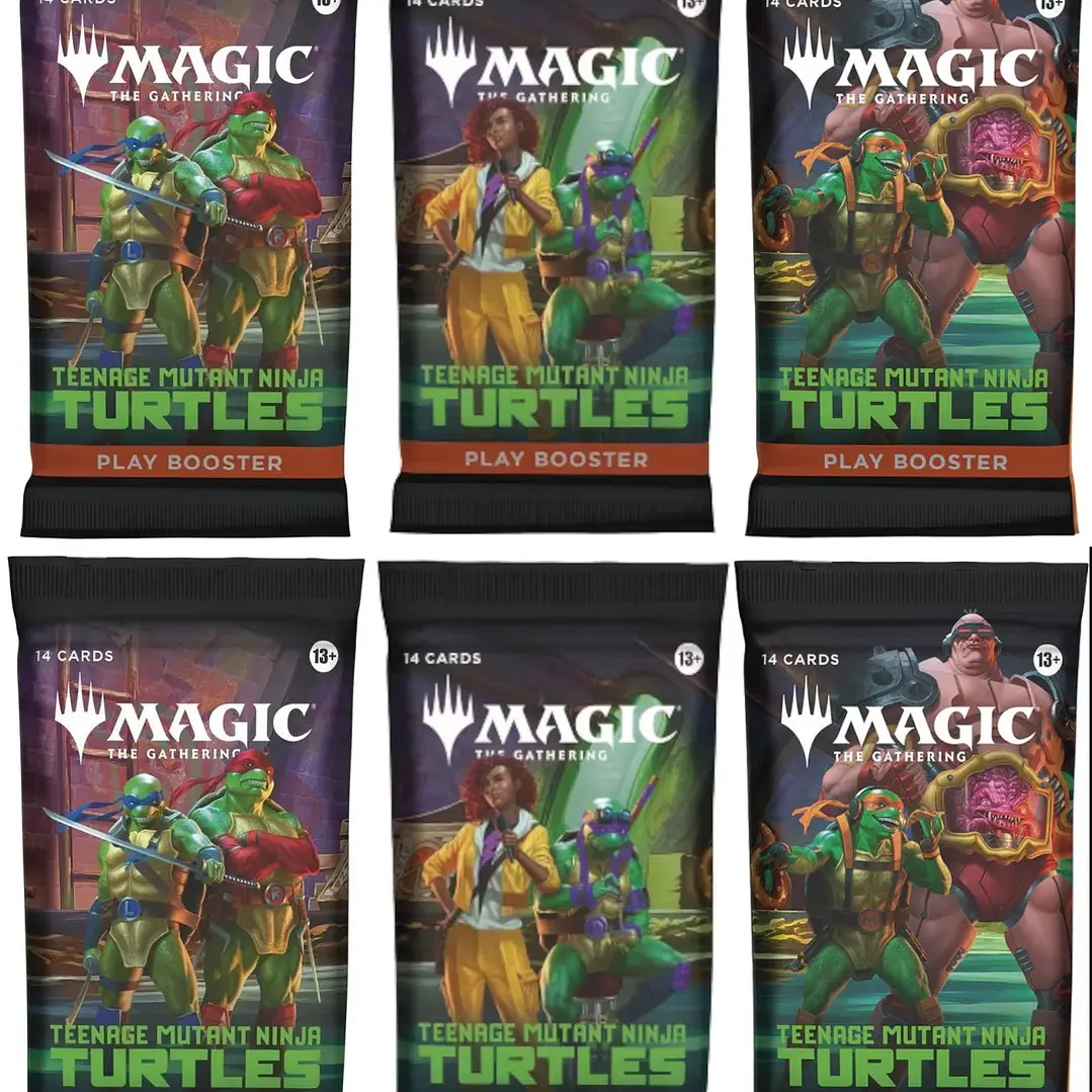 Magic: The Gathering × Teenage Mutant Ninja Turtles Play Booster – 1 sobre en Inglés  1