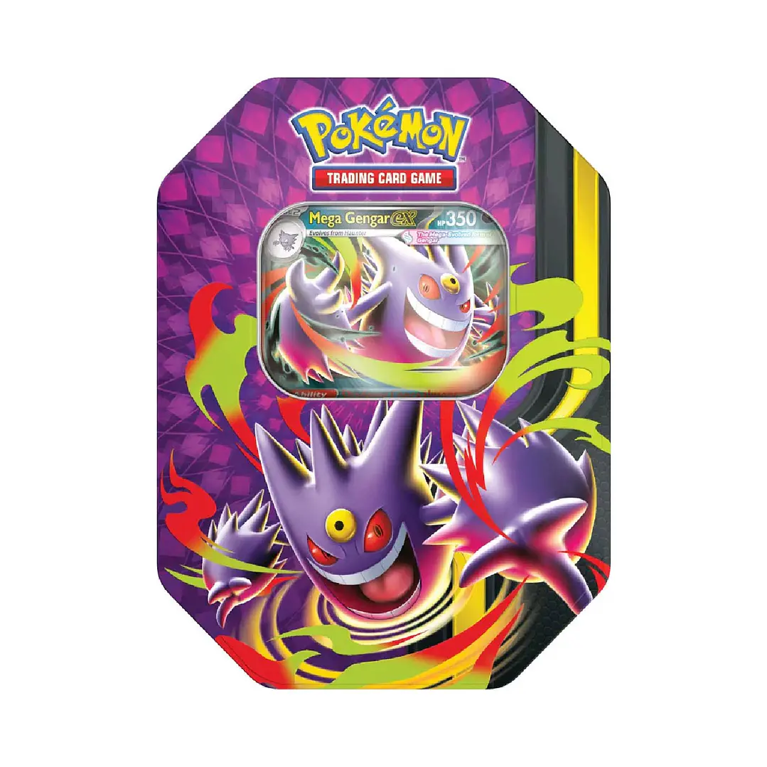 Cartas Pokémon TCG Mega Evolution – Pack 2 Mega Moonlit Tin | Cartas Pokémon Originales  2
