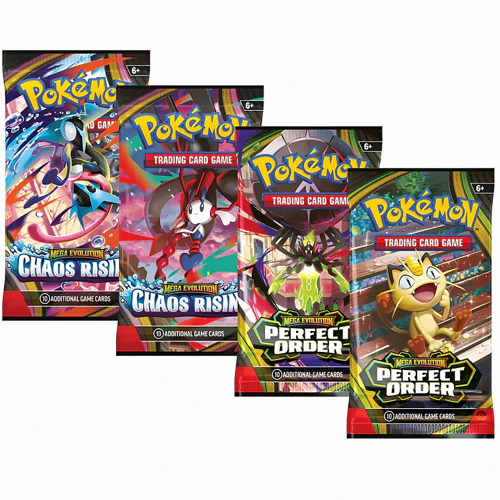 Cartas Pokémon TCG Mega Evolution – Pack 2 Mega Moonlit Tin | Cartas Pokémon Originales  3