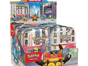 Cartas Pokémon TCG Mega Evolution –Luminose City Mini Tin Display Inglés 10 Latas | Cartas Pokémon Originales