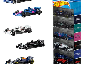 Hot Wheels Autos de Carreras F1 5 Pack