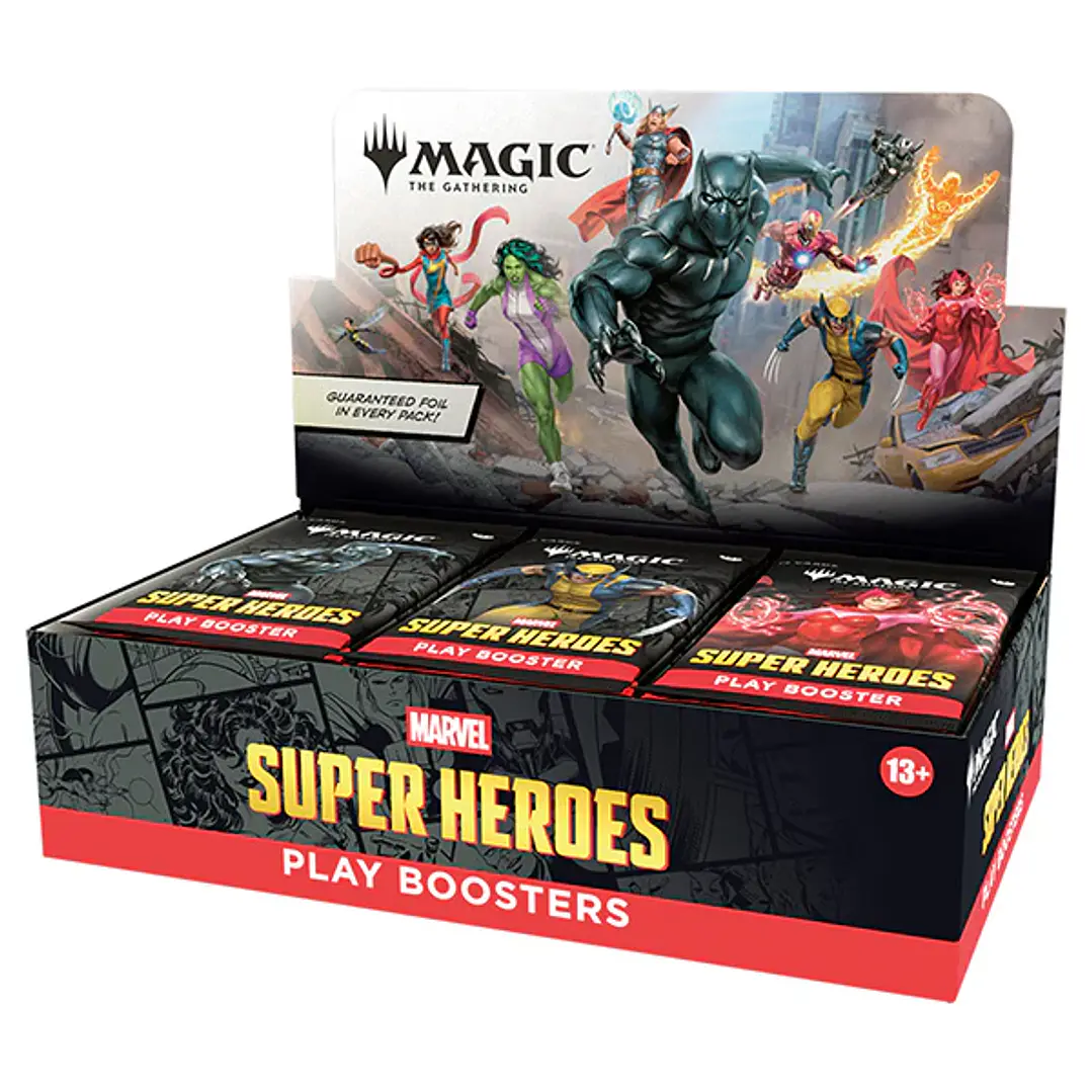 Magic: The Gathering Play Booster Display Marvel Super Heroes Inglés | Magic Chile [RESERVA] 1