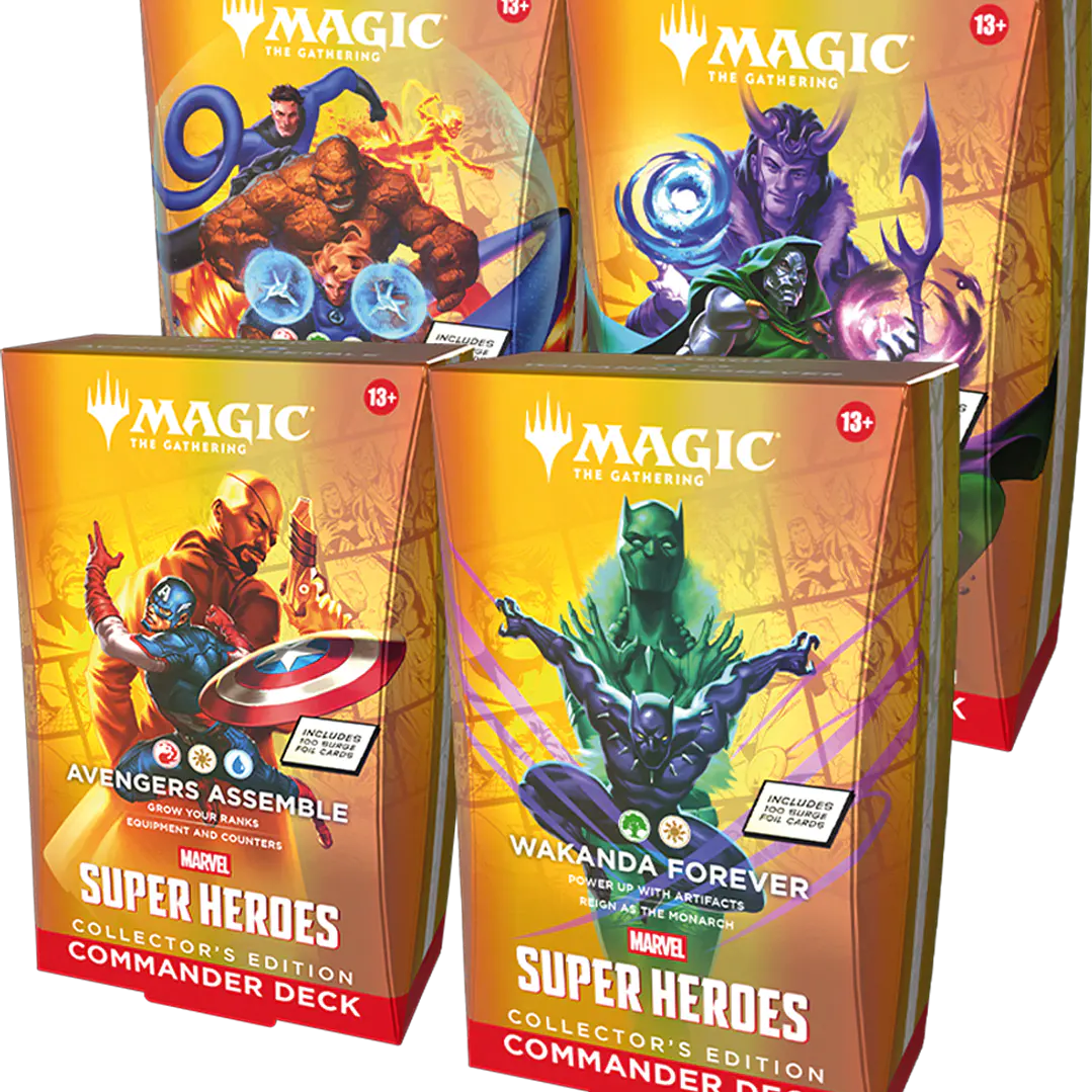 Magic: The Gathering Pack 4 Commander Colector  Marvel Super Heroes Inglés | Magic Chile [RESERVA] 3