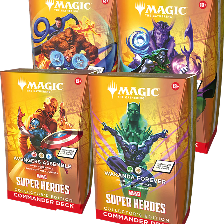 Magic: The Gathering Pack 4 Commander Colector  Marvel Super Heroes Inglés | Magic Chile [RESERVA] 3