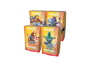 Magic: The Gathering Pack 4 Commander Colector  Marvel Super Heroes Inglés | Magic Chile [RESERVA]