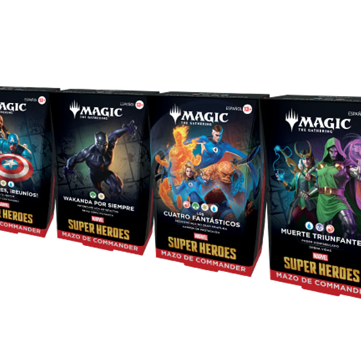 Magic: The Gathering Pack 4 Commander Collecto Marvel Super Heroes Inglés | Magic Chile [RESERVA] 2