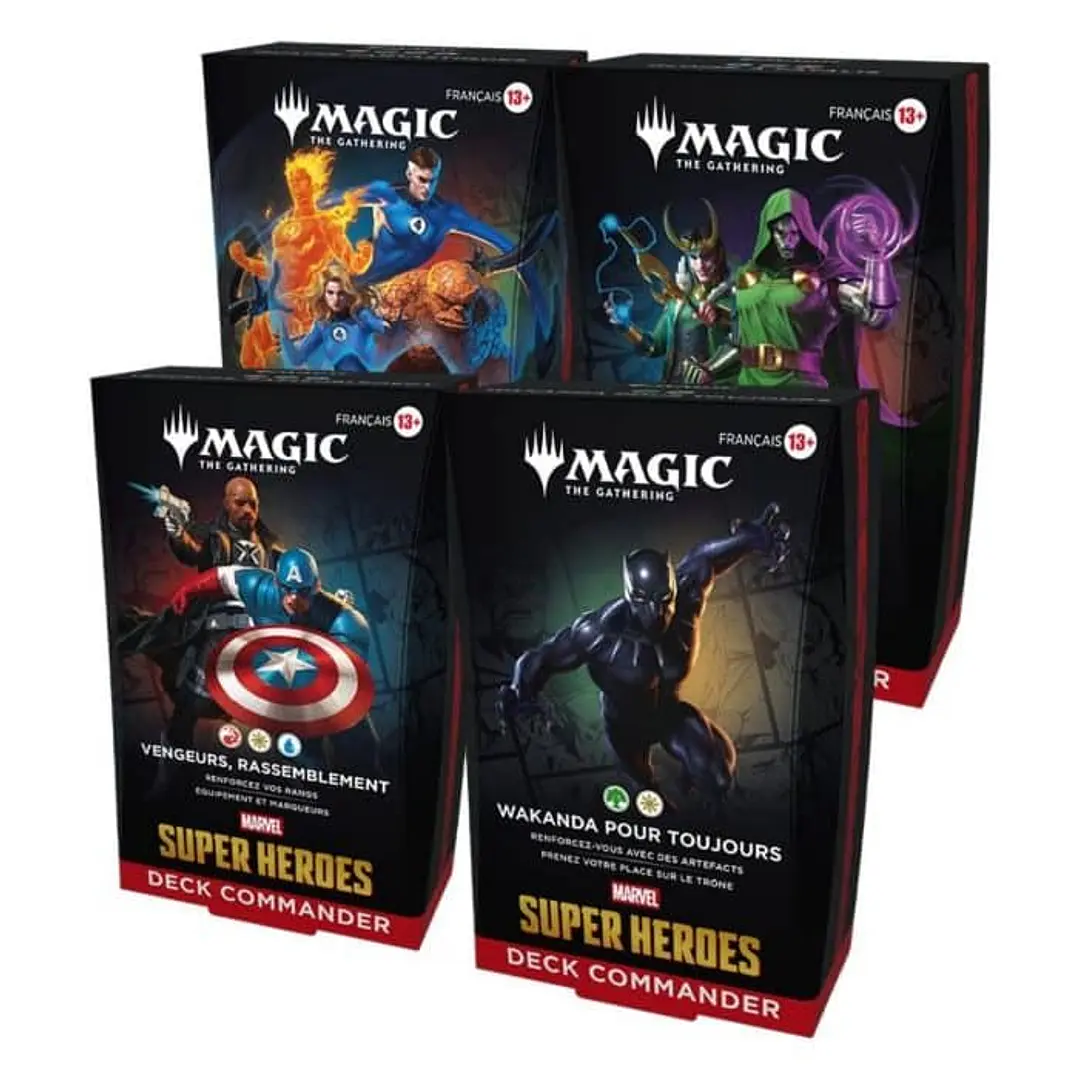 Magic: The Gathering Pack 4 Commander Collecto Marvel Super Heroes Inglés | Magic Chile [RESERVA] 1