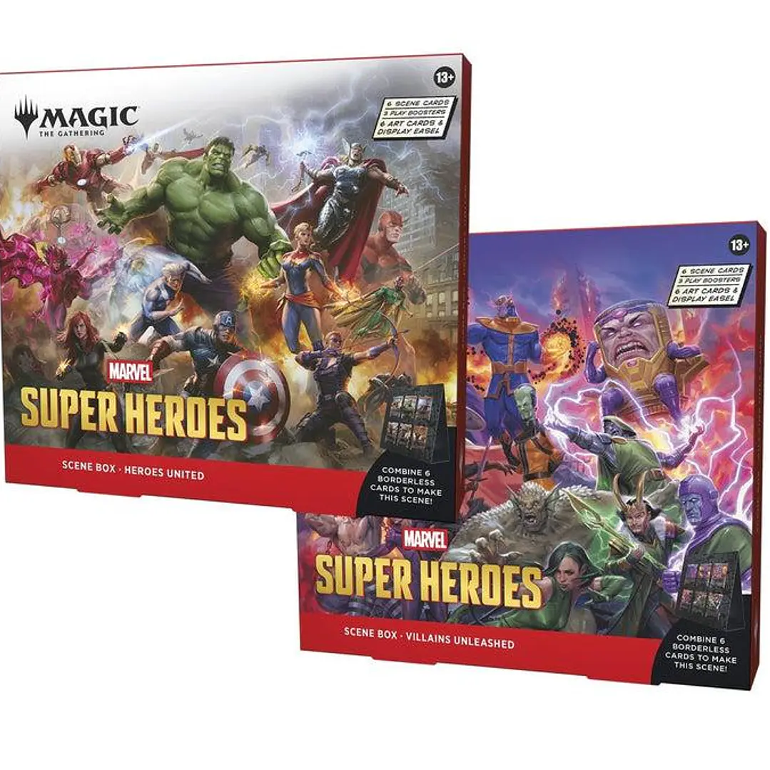 Magic: The Gathering  2 Pack Scene Box Marvel Super Heroes Inglés | Magic Chile [RESERVA] 1