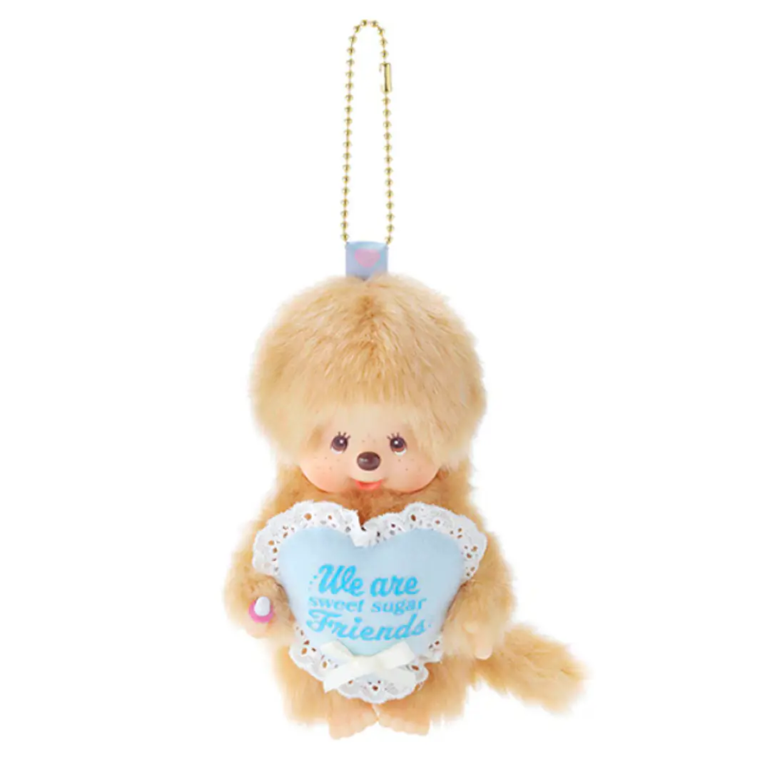 Peluche Sweet Sugar Monchhichi LLavero Pequeño | Original japonés en Chile  1