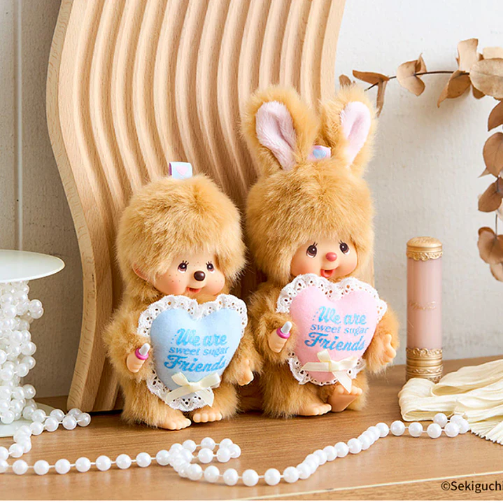 Peluche Sweet Sugar Monchhichi LLavero Pequeño | Original japonés en Chile  3
