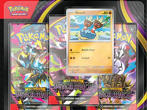 Pokémon TCG Mega Evolution: Pitch Black – 3-Pack Blister [RESERVA]