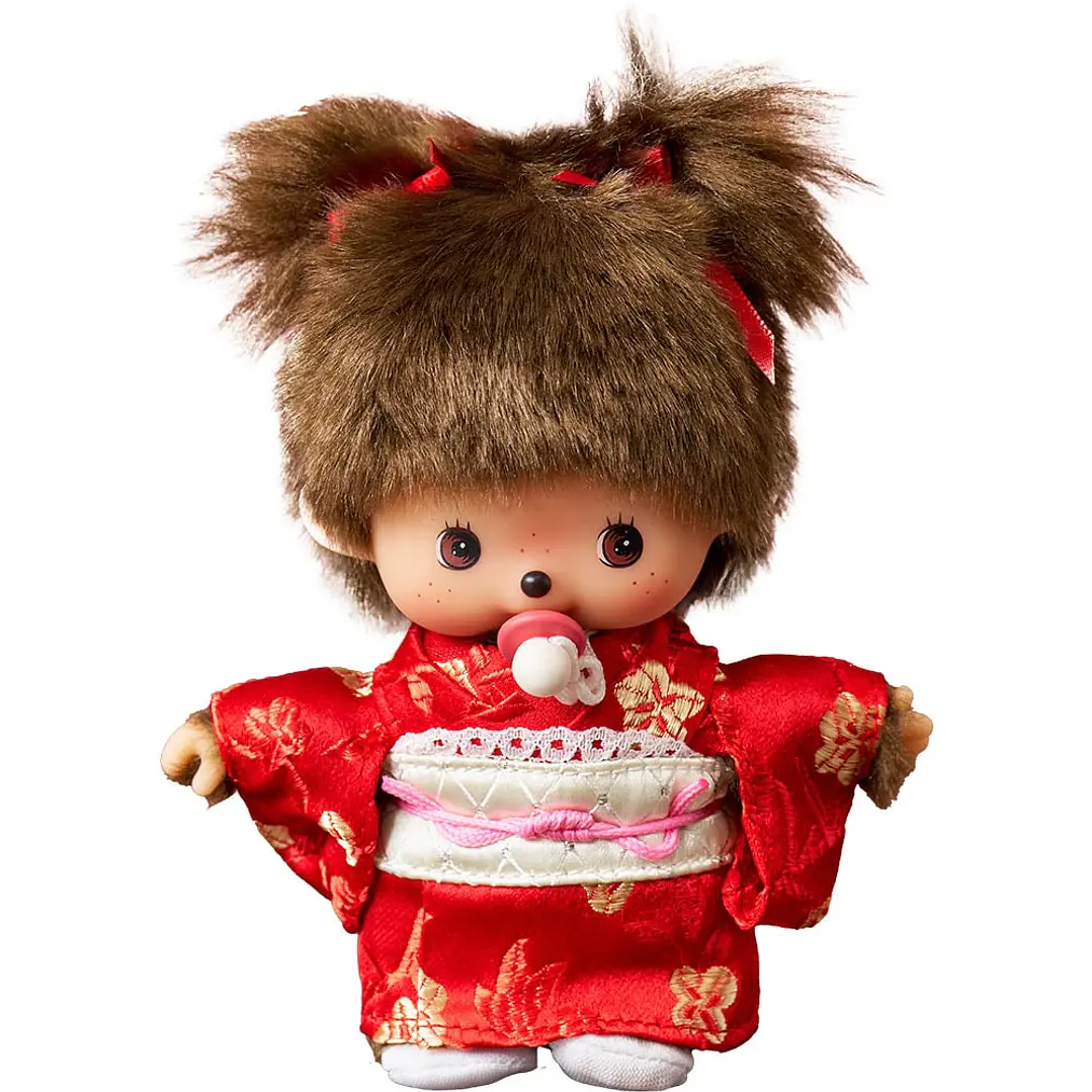 Kyugetsu Kimono Original Babychichi Niña | Monchhichi Original japonés en Chile  1