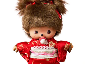 Kyugetsu Kimono Original Babychichi Niña | Monchhichi Original japonés en Chile 