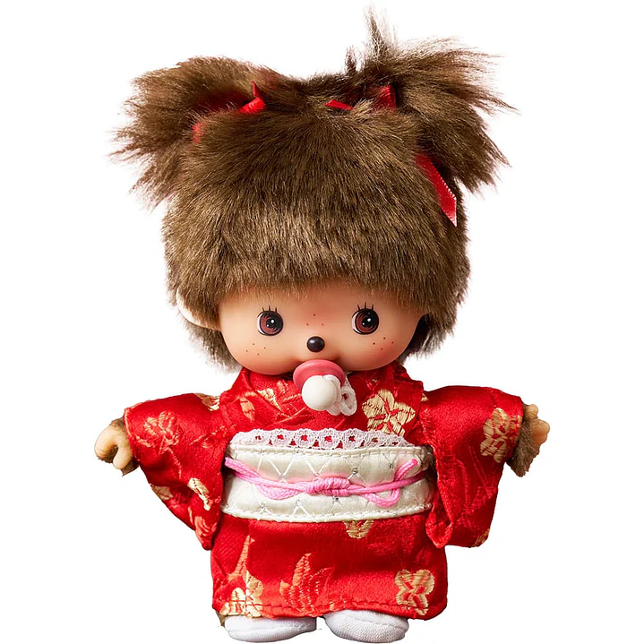 Kyugetsu Kimono Original Babychichi Niña | Monchhichi Original japonés en Chile  1