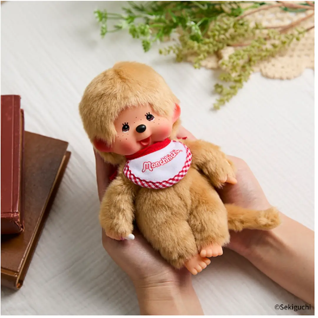 Monchhichi Premium Standard S Beige Niño| Monchhichi Original Japonés en Chile 1