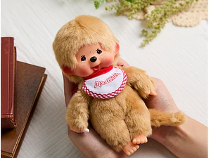 Monchhichi Premium Standard S Beige Niño| Monchhichi Original Japonés en Chile
