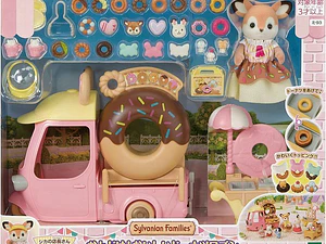  Familias Sylvanian - ¡Entrega de Donas! Carro Delicioso Mi-93
