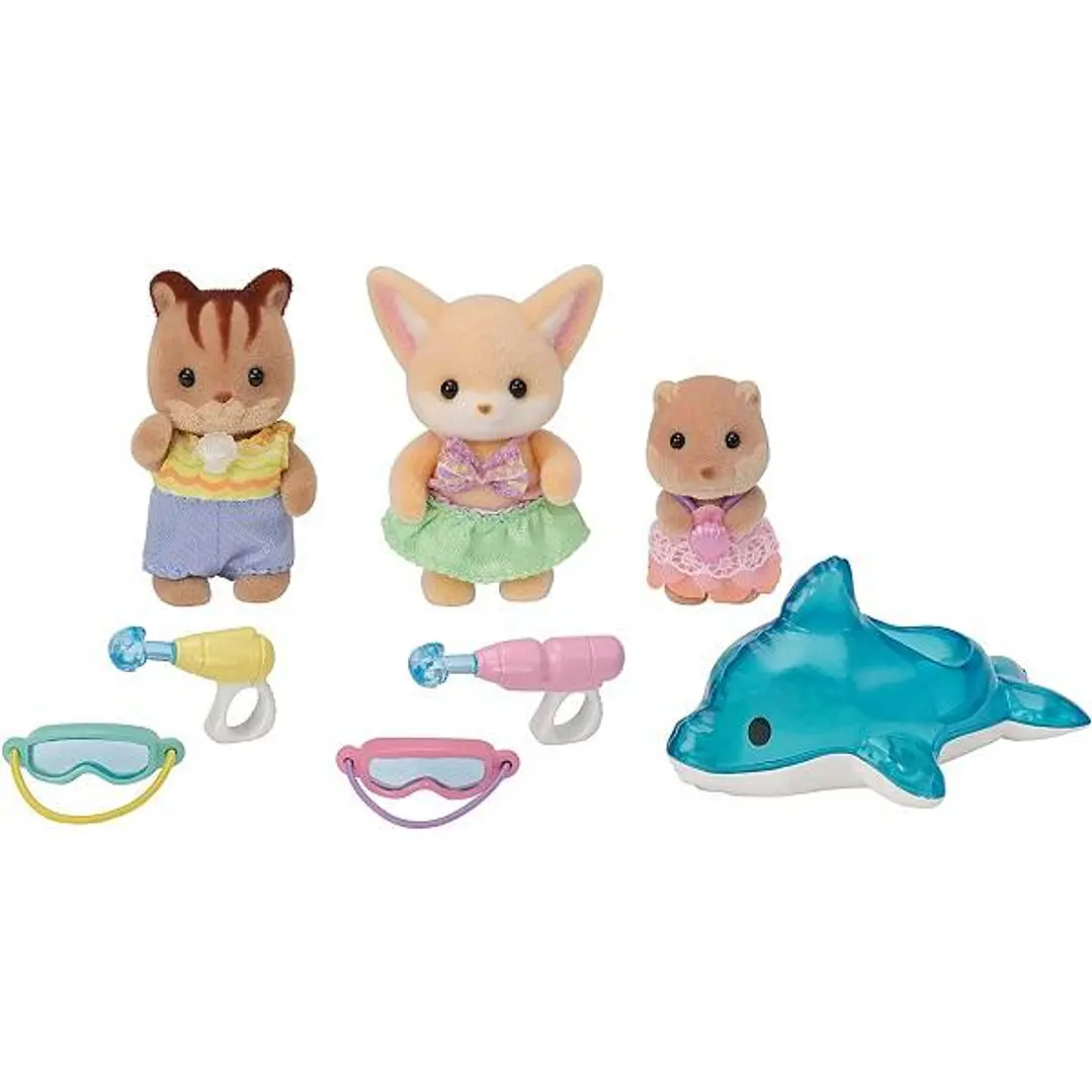 Sylvanian Families S-75 Set Bebé Amistoso Juego con Agua 2