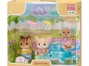 Sylvanian Families S-75 Set Bebé Amistoso Juego con Agua