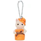 Sylvanian Families Silk Cat Baby Keychain – Orange Dress - thumbnail 1