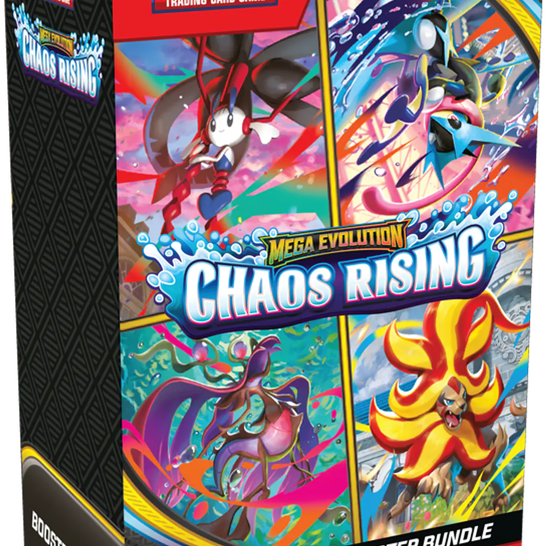 Cartas Pokémon TCG Mega Evolution – Chaos Rising Chaos Rising Booster Bundle Inglés o Español LatAm | Cartas Pokémon Originales Chile - COPIA 1