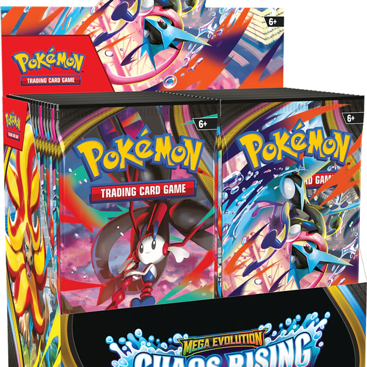 Cartas Pokémon TCG Mega Evolution –Chaos Rising Diplay Booster 36 Español LatAm | Cartas Pokémon Originales Chile  1