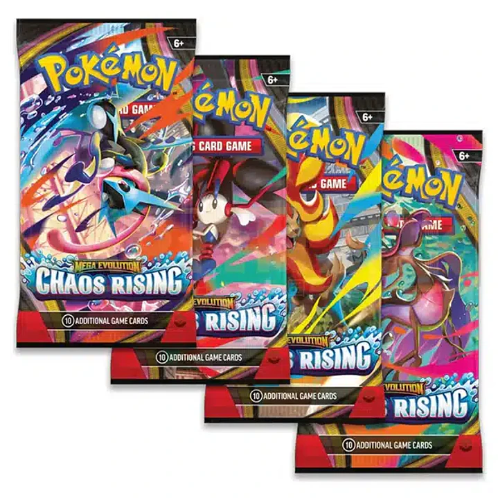 Cartas Pokémon TCG Mega Evolution – Chaos Rising Chaos Rising Booster Inglés o Español LatAm | Cartas Pokémon Originales Chile- COPIA 1