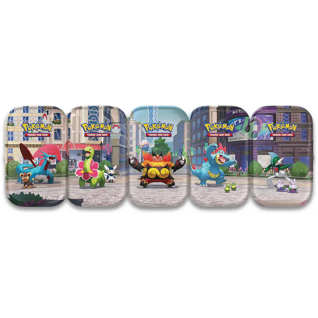 Cartas Pokémon TCG Mega Evolution –Luminose City Mini Tin  |  1 al Azar | Cartas Pokémon Originales 1